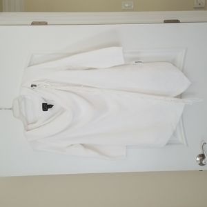 Pure Handknit Fringed,Single Button Sweater